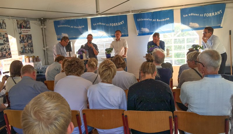 Cphbusiness til debat om uddannelse på Bornholm til Folkemødet på Bornholm 2016